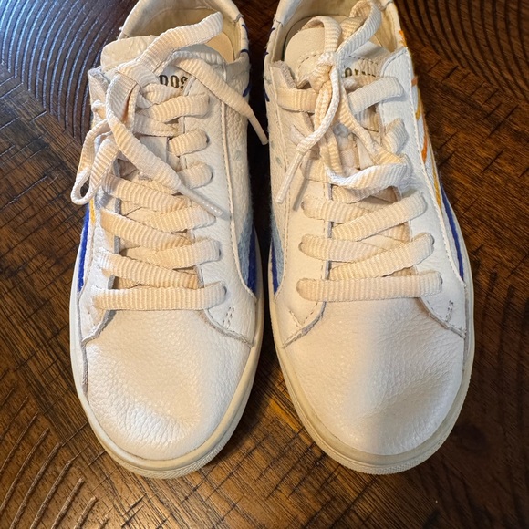 Soludos White Leather Sneakers - Picture 4 of 8